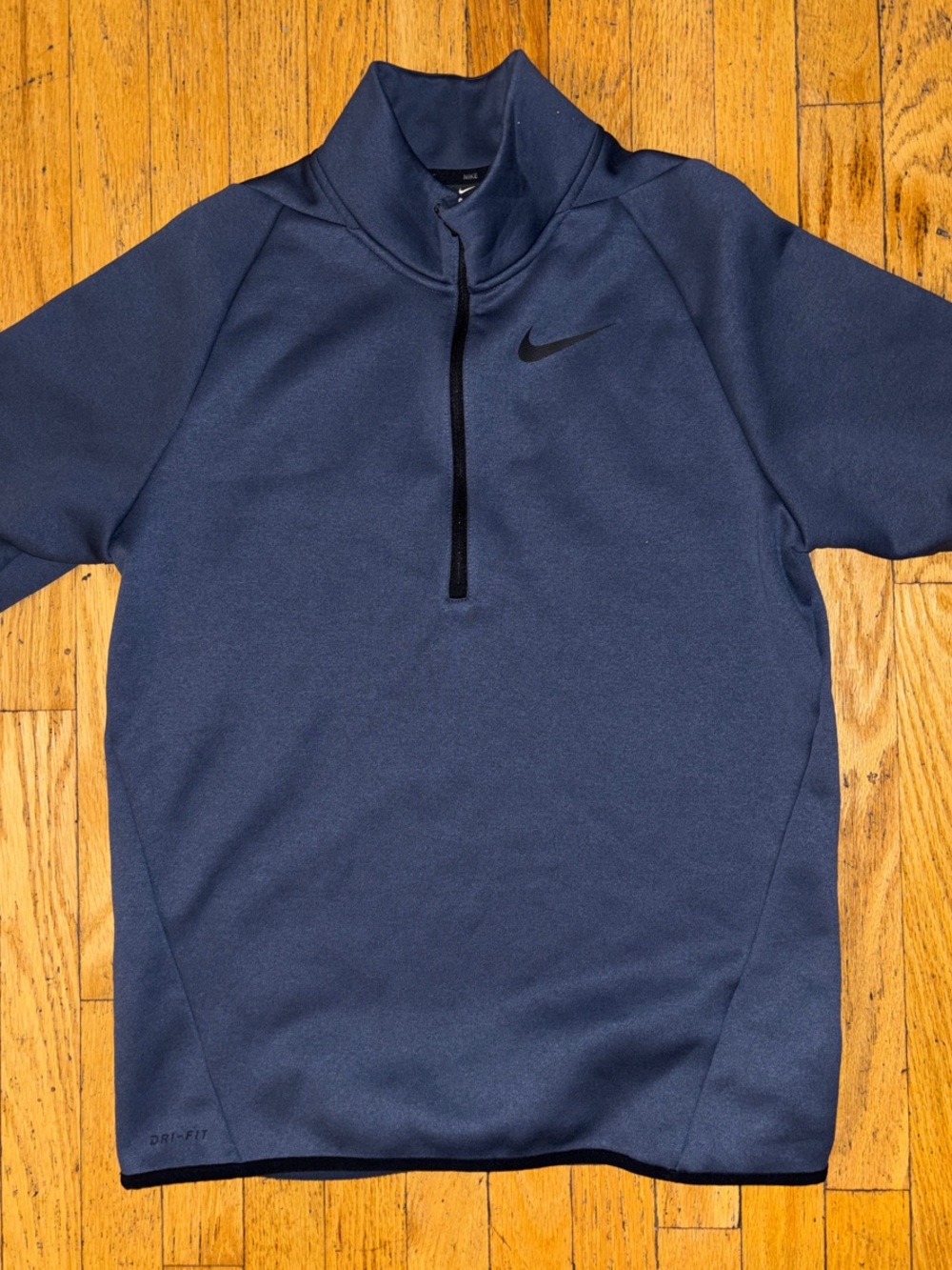 Nike Men’s Therma Fit Quarter-Zip Pullover Jacket - Slate Blue-Gray - Small